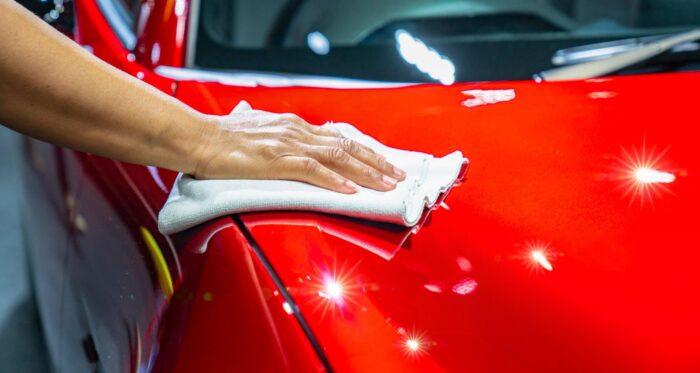 Nettoyage voiture avec fibritex